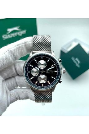 ساعت مچی مشکی مردانه 41-45 میلی متر Slazenger - کد 835151140