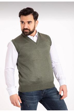 سوئیتر خاکی مردانه پشمی Genel Markalar - کد 878542624