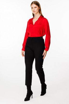 شلوار مشکی زنانه پارچه Ekol - کد 867583805