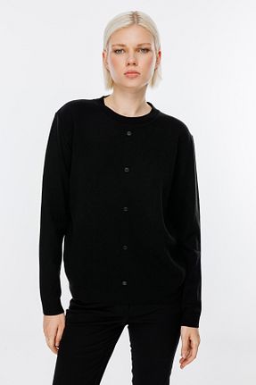 پلیور مشکی زنانه رگولار On Fashion - کد 878565260