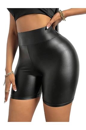شلوارک و برمودا مشکی زنانه فاق بلند NYC GİYİM TEKSTİL - کد 848916485