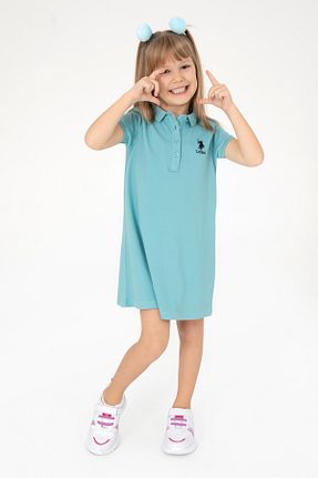 لباس فیروزه ای بچه گانه بافتنی U.S. Polo Assn. - کد 855690099