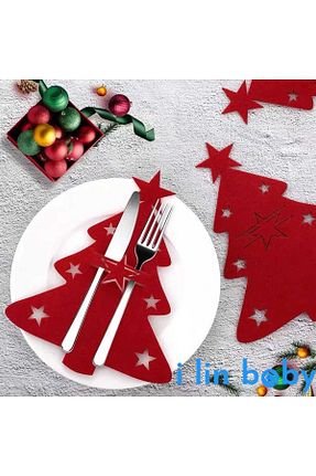 تزئینات کریسمس قرمز i lin baby - کد 878580133