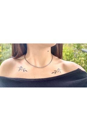 گردنبند استیل ( فولاد ) طوسی زنانه استیل (فولاد) Fasion Jewelry - کد 878597303