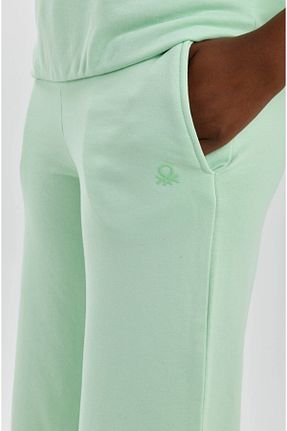 شلوار کرمگن سبز زنانه رگولار United Colors of Benetton - کد 878602675
