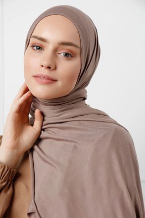روسری قهوه ای %100 پنبه Güneş - کد 870677190