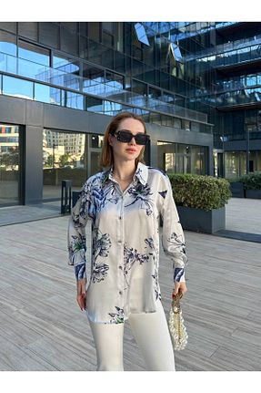 پیراهن سرمه ای زنانه اورسایز NEW STATION - کد 878627749