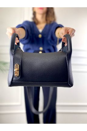کیف دوشی مشکی زنانه چرم مصنوعی modvina - کد 878633102