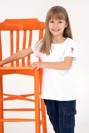تیشرت سفید بچه گانه رگولار U.S. Polo Assn. - کد 857358260