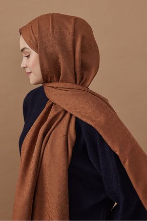 شال قهوه ای زنانه Modakaşmir - کد 878667446