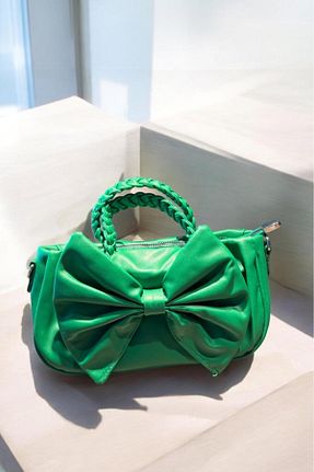کیف دوشی سبز زنانه چرم مصنوعی Melissa Boutique - کد 878671878