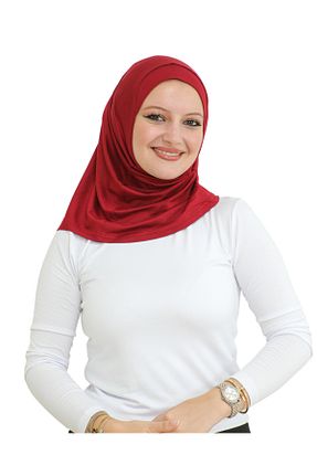 روسری زرشکی پنبه ای Modish Group - کد 878679575