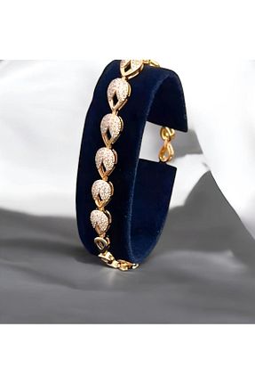 دستبند استیل (فولاد) طلائی زنانه استیل ضد زنگ MELLS TAKI - کد 878425069