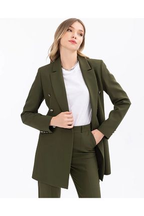کت سبز زنانه Blazer SEÇİL - کد 878701006