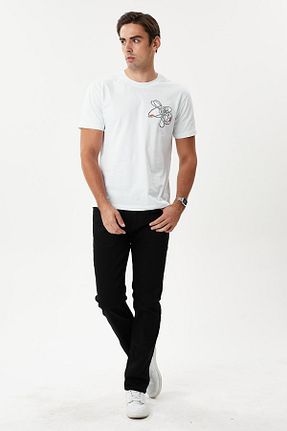 شلوار جین مشکی مردانه پاچه تنگ Twister Jeans - کد 878705877