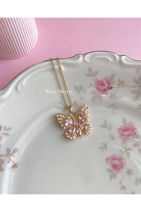 گردنبند استیل ( فولاد ) طلائی زنانه استیل ضد زنگ bettymettys - کد 878708229