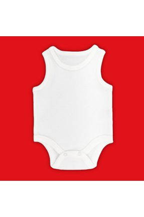 بادی و سرهمی نوزادی سفید بچه گانه پنبه ای Novibaby - کد 740990688
