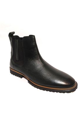بوت / نیم بوت سبز مردانه چرم خالص Mira Deri - کد 878717403