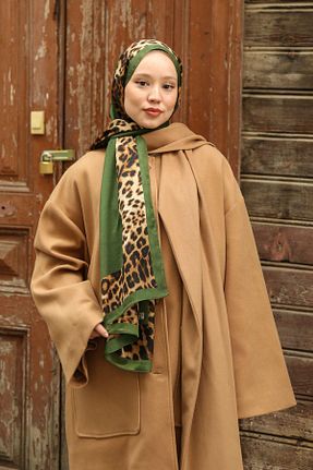 شال سبز زنانه ابریشم Hint İpek - کد 878729590