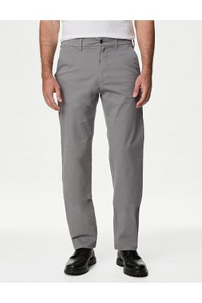 شلوار طوسی مردانه پنبه ای Marks & Spencer - کد 878752260