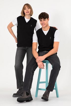 پلیور مشکی مردانه ساده U.S. Polo Assn. - کد 871194520
