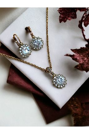 ست جواهر سفید زنانه فلزی FAYRA ACCESSORIES - کد 878778590