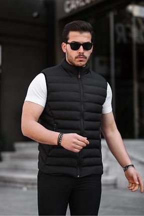 جلیقه مشکی مردانه اسلیم فیت PRİFALDİ - کد 663809300