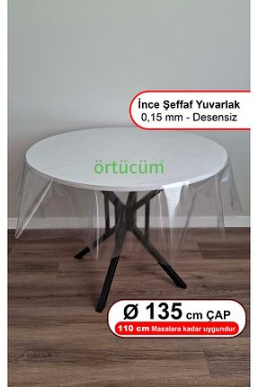 رومیزی سفید نایلون Örtücüm - کد 878909097