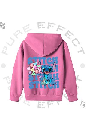 سوئیشرت صورتی بچه گانه چاپی PURE EFFECT - کد 878810221
