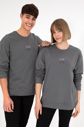 سوئیشرت خاکی مردانه ساده U.S. Polo Assn. - کد 865186787