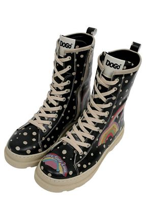 بوت / نیم بوت بژ زنانه پاشنه تخت Dogo - کد 798141135