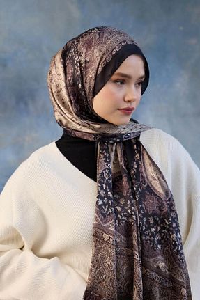 شال مشکی زنانه پنبه پلی استر İpekhan - کد 878837607