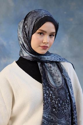 شال مشکی زنانه پنبه پلی استر İpekhan - کد 878837603