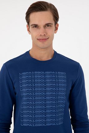 سوئیشرت سرمه ای مردانه ساده U.S. Polo Assn. - کد 878868602