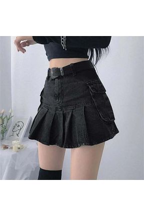 دامن رنگی زنانه جین Karakedi - کد 878932803