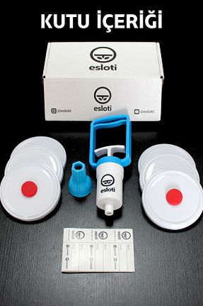 ظرف نگهداری سفید شیشه Esloti - کد 855740133