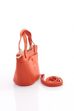 کیف دوشی نارنجی زنانه چرم مصنوعی OGGO - کد 892367534
