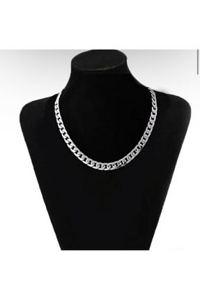گردنبند استیل ( فولاد ) طوسی مردانه فلزی Girift Vintage - کد 878928637