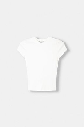 تیشرت قرمز زنانه رگولار Bershka - کد 883462177