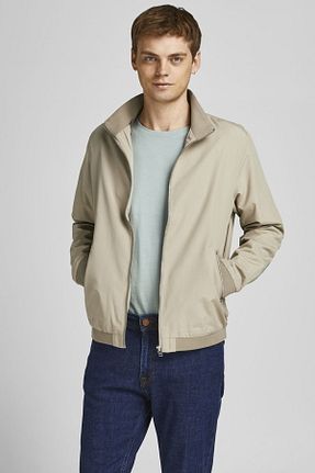 کاپشن طوسی مردانه رگولار Jack & Jones - کد 265730620