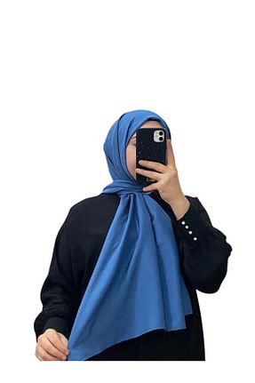 شال سرمه ای زنانه پنبه ای Harem - کد 878995617