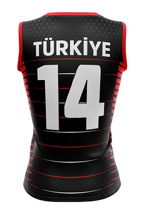 لباس فرم ورزشی مشکی بچه گانه Voleybol ACR Giyim Tekstil Forma Baskı - کد 746202232