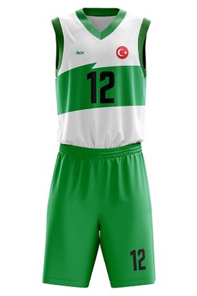 لباس فرم بسکتبال سبز زنانه ACR Giyim Tekstil Forma Baskı - کد 788152406