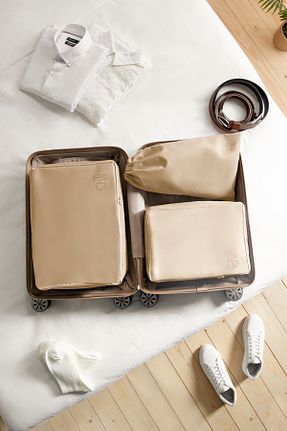 نظم دهنده چمدان بژ Ocean Home Textile - کد 867094108