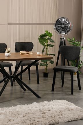 ست میز آشپزخانه طوسی فلزی VIANEM - کد 879007301
