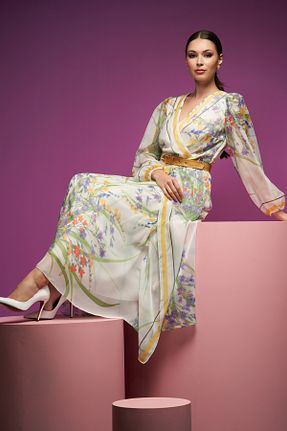 لباس رنگی زنانه بافتنی İnce - کد 872087920