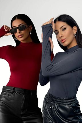 بلوز رنگی زنانه ساده Bipantolon - کد 878996279