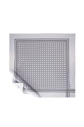 روسری طوسی 90 x 90 Pierre Cardin - کد 879011663