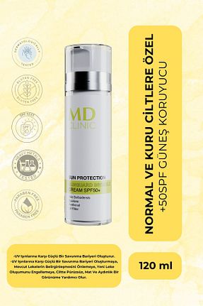 کرم ضد آفتاب بدن SPF 50 + Md Clinic - کد 825733299