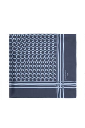 روسری سرمه ای 90 x 90 Pierre Cardin - کد 879011675